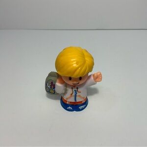 Fisher Price Little People Sit With Me School Bus Eddie Boy Figure Mattel Toy